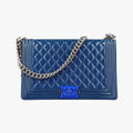 BOY CHANEL Blue Patent A92693 20468969ボーイシャネル ブルー パテント A92693 20468969