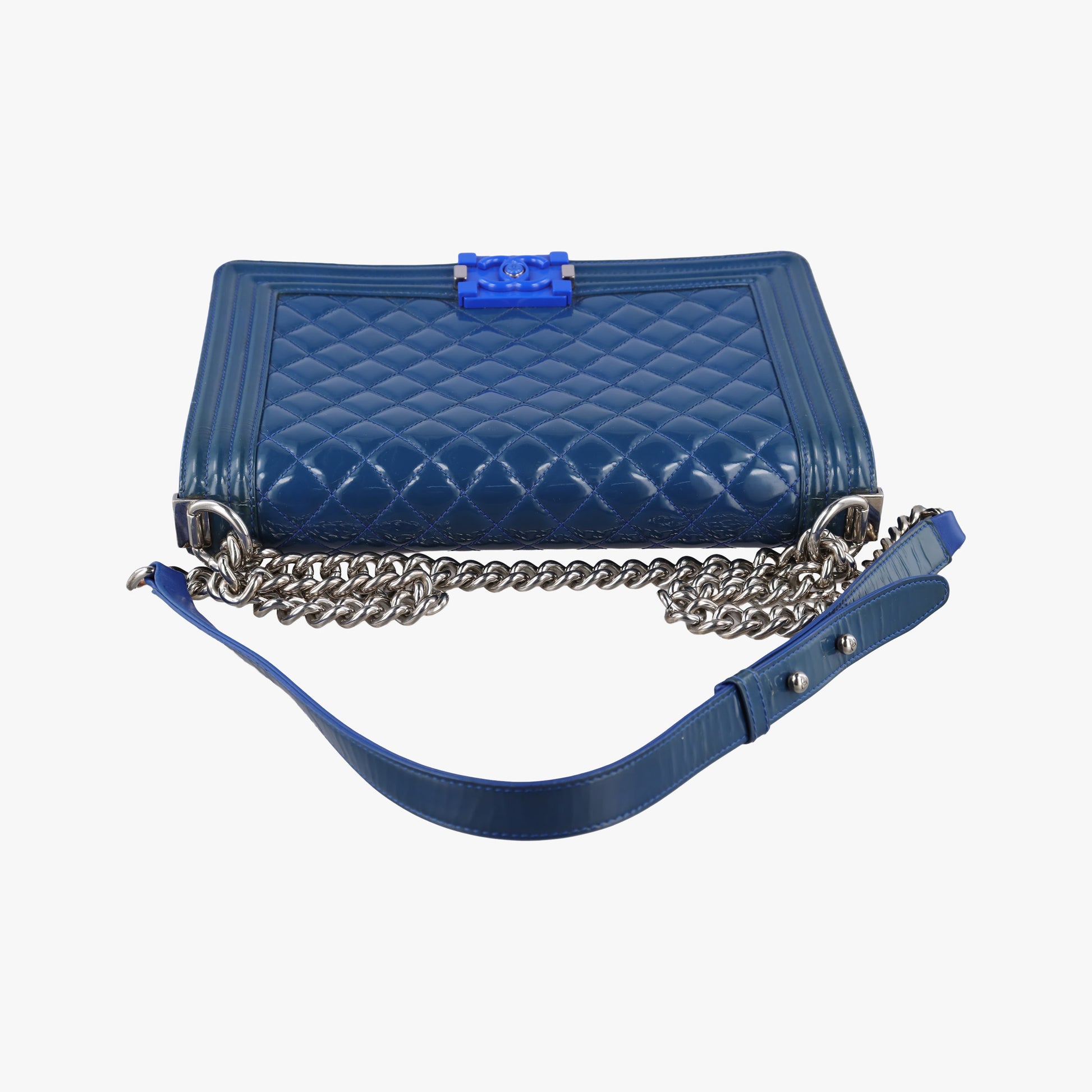 BOY CHANEL Blue Patent A92693 20468969ボーイシャネル ブルー パテント A92693 20468969