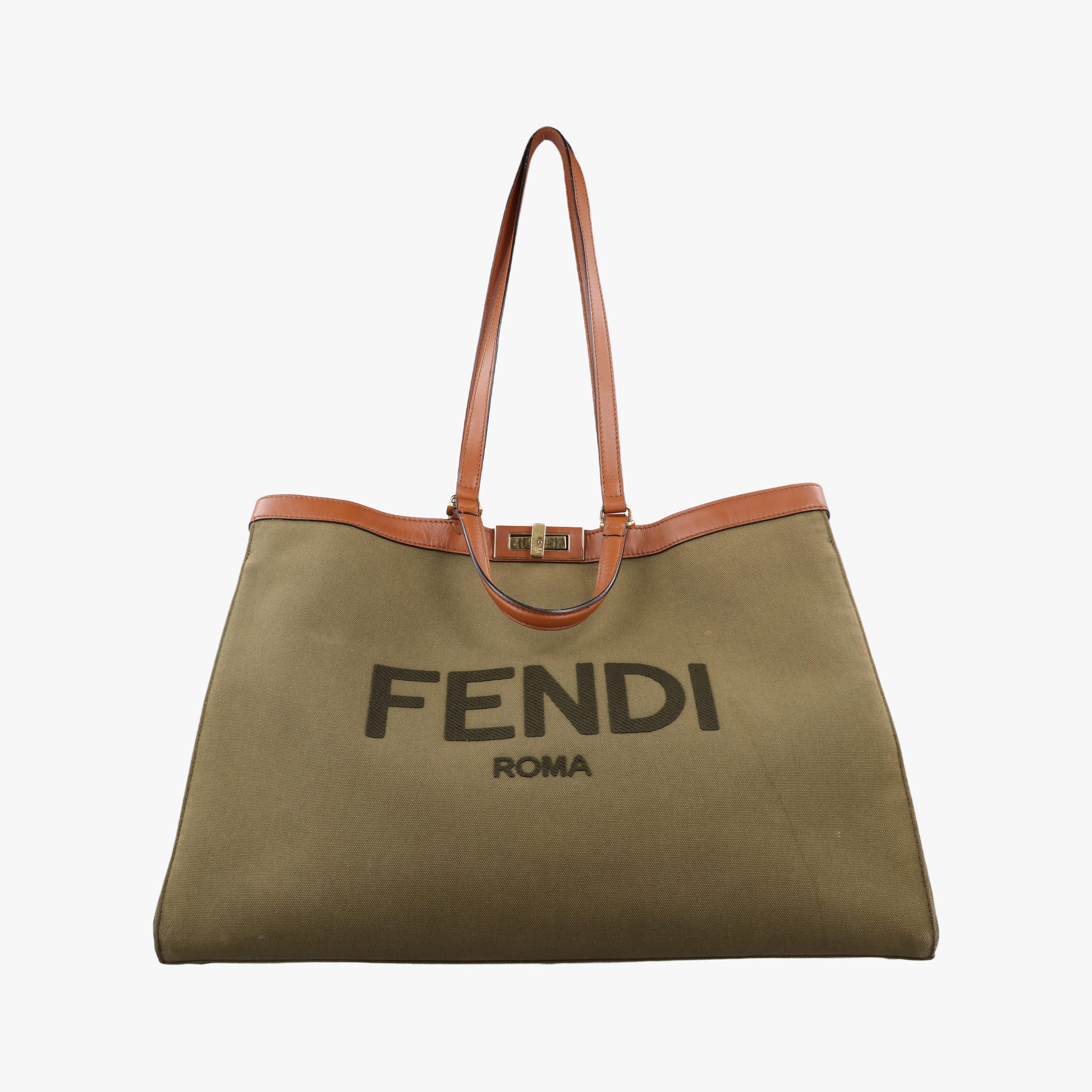 Peekaboo Green x Brown Canvas x Leather 8BH375 8BH375 ABVV 208 4927ピーカブー グリーン×ブラウン キャンバス×レザー 8BH375 8BH375 ABVV 208 4927