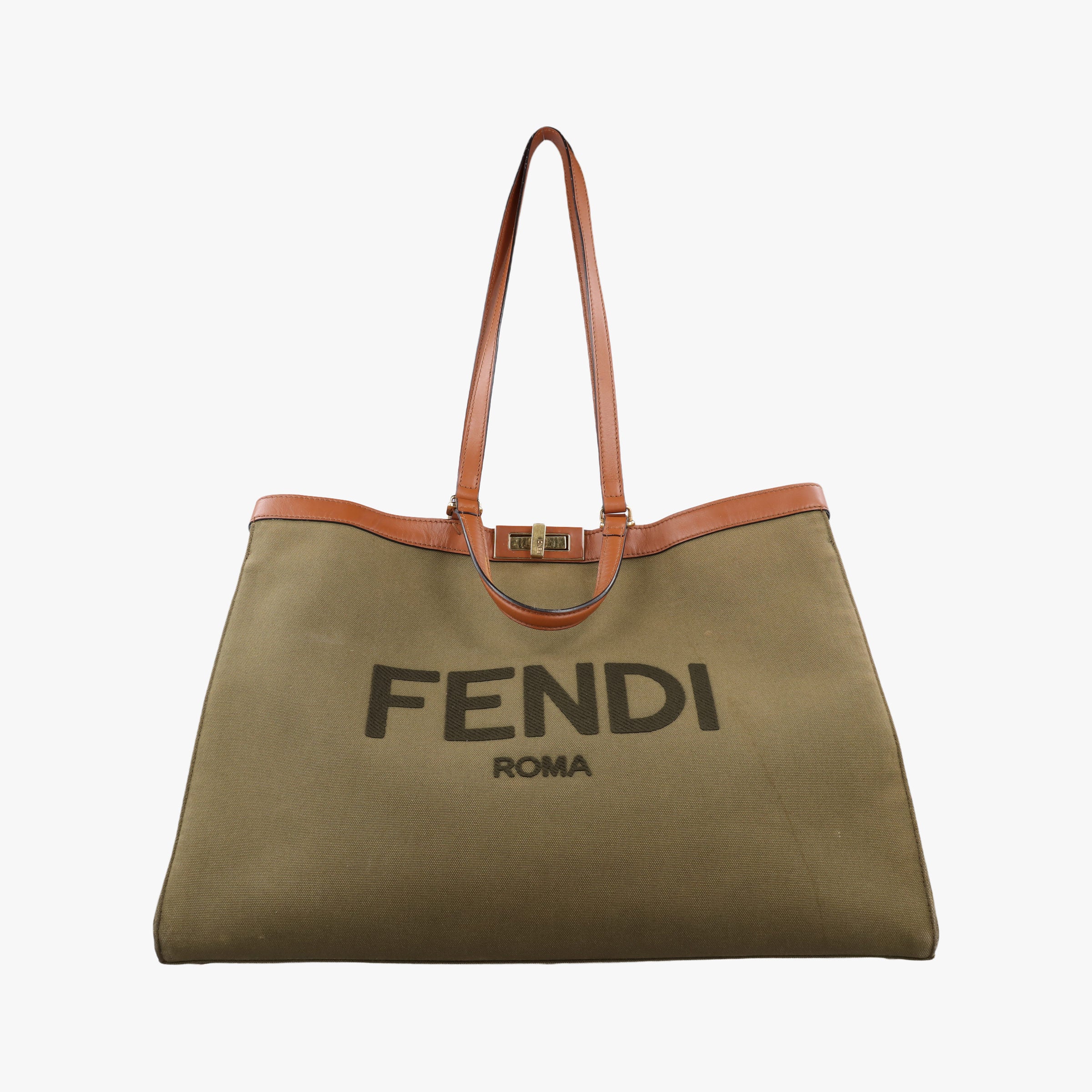 Peekaboo Green x Brown Canvas x Leather 8BH375 8BH375 ABVV 208 4927ピーカブー グリーン×ブラウン キャンバス×レザー 8BH375 8BH375 ABVV 208 4927