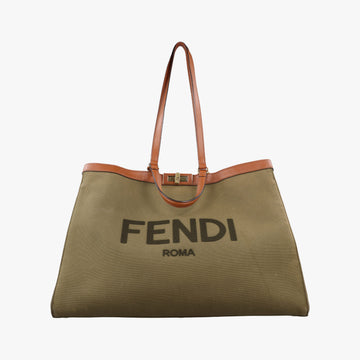 Peekaboo Green x Brown Canvas x Leather 8BH375 8BH375 ABVV 208 4927ピーカブー グリーン×ブラウン キャンバス×レザー 8BH375 8BH375 ABVV 208 4927
