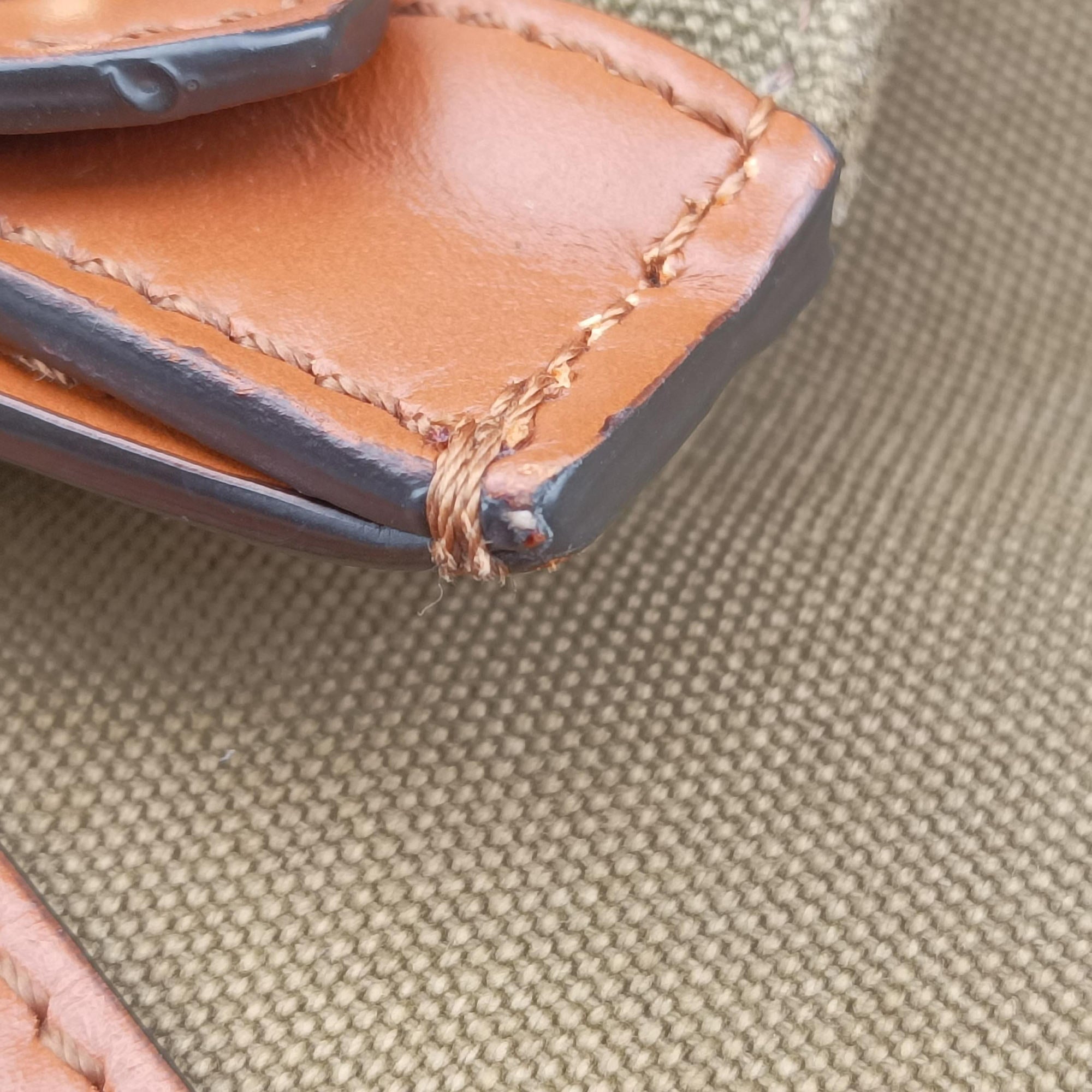 Peekaboo Green x Brown Canvas x Leather 8BH375 8BH375 ABVV 208 4927ピーカブー グリーン×ブラウン キャンバス×レザー 8BH375 8BH375 ABVV 208 4927