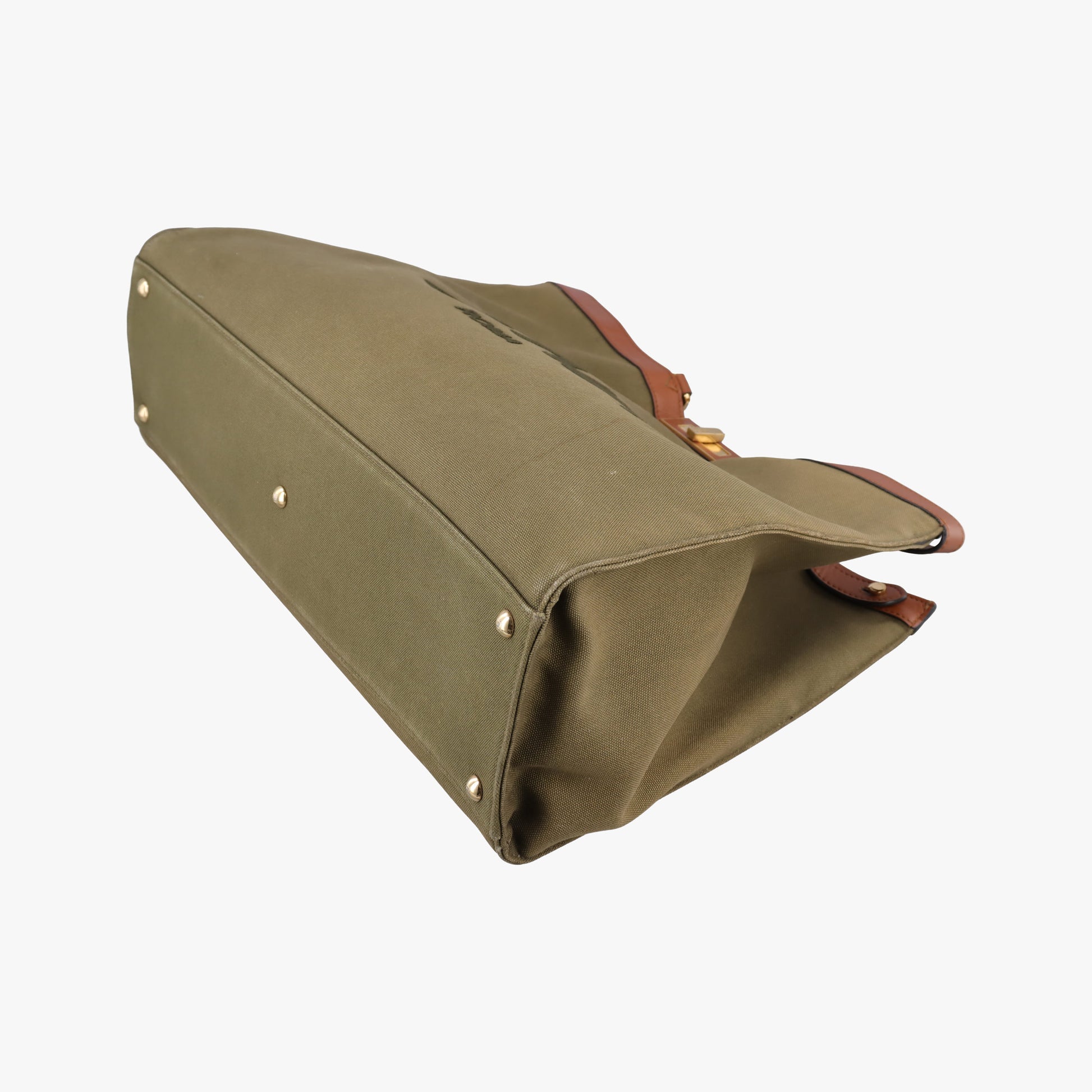Peekaboo Green x Brown Canvas x Leather 8BH375 8BH375 ABVV 208 4927ピーカブー グリーン×ブラウン キャンバス×レザー 8BH375 8BH375 ABVV 208 4927