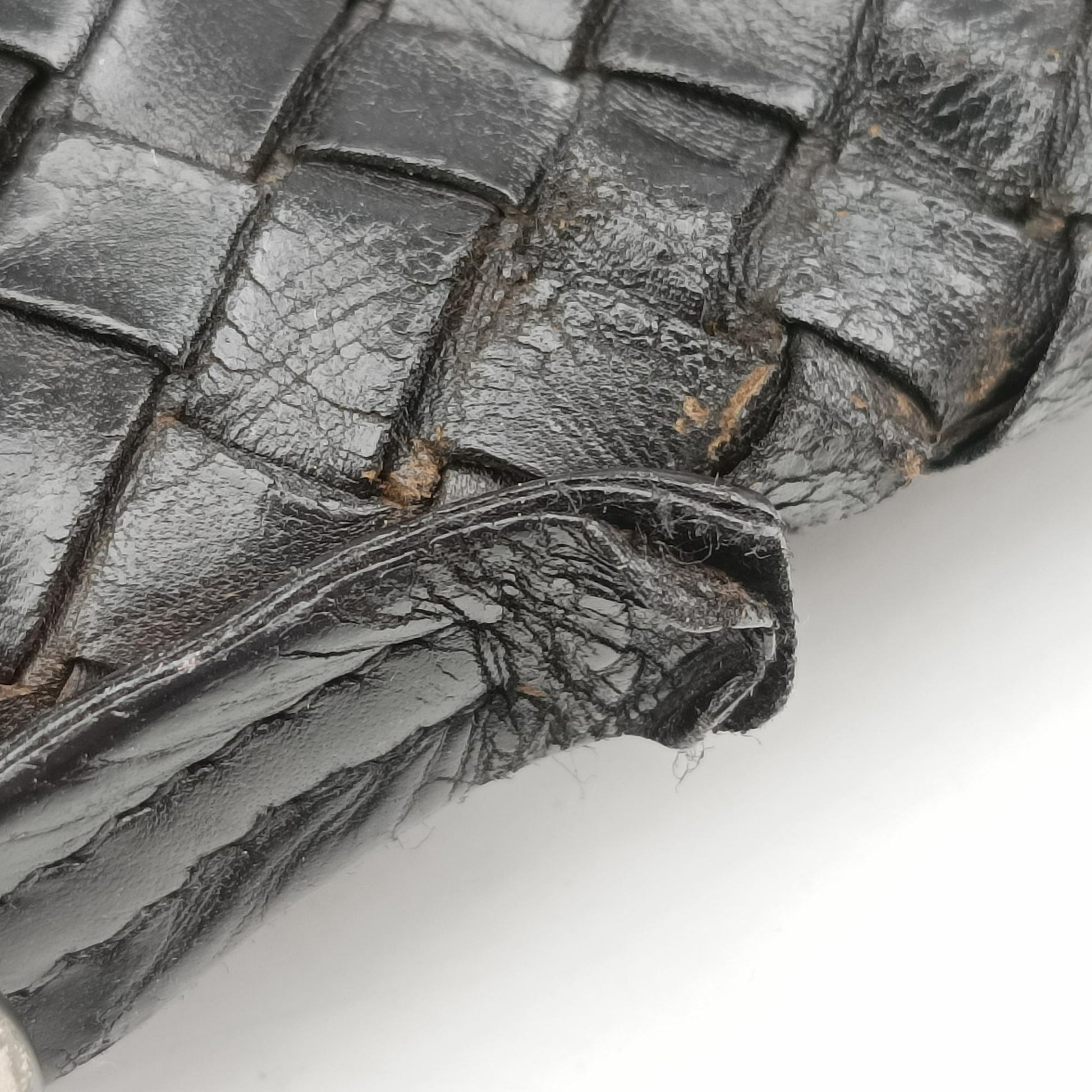 Intrecciato Black lambskin B00526833Uイントレチャート ブラック ラムスキン B00526833U