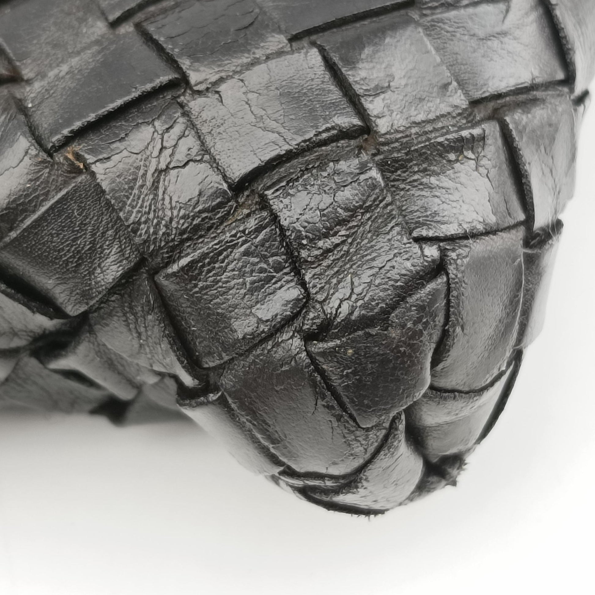 Intrecciato Black lambskin B00526833Uイントレチャート ブラック ラムスキン B00526833U