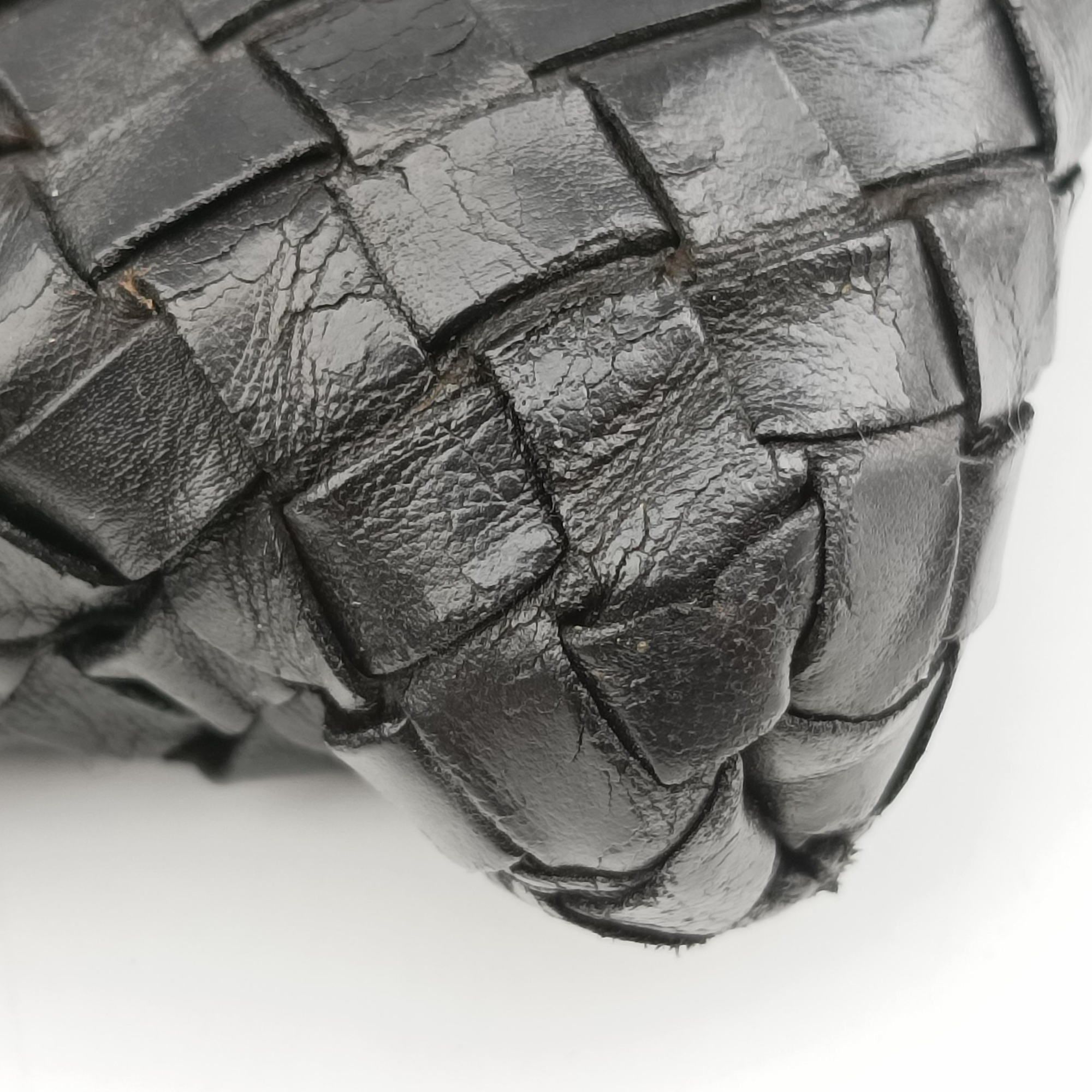 Intrecciato Black lambskin B00526833Uイントレチャート ブラック ラムスキン B00526833U