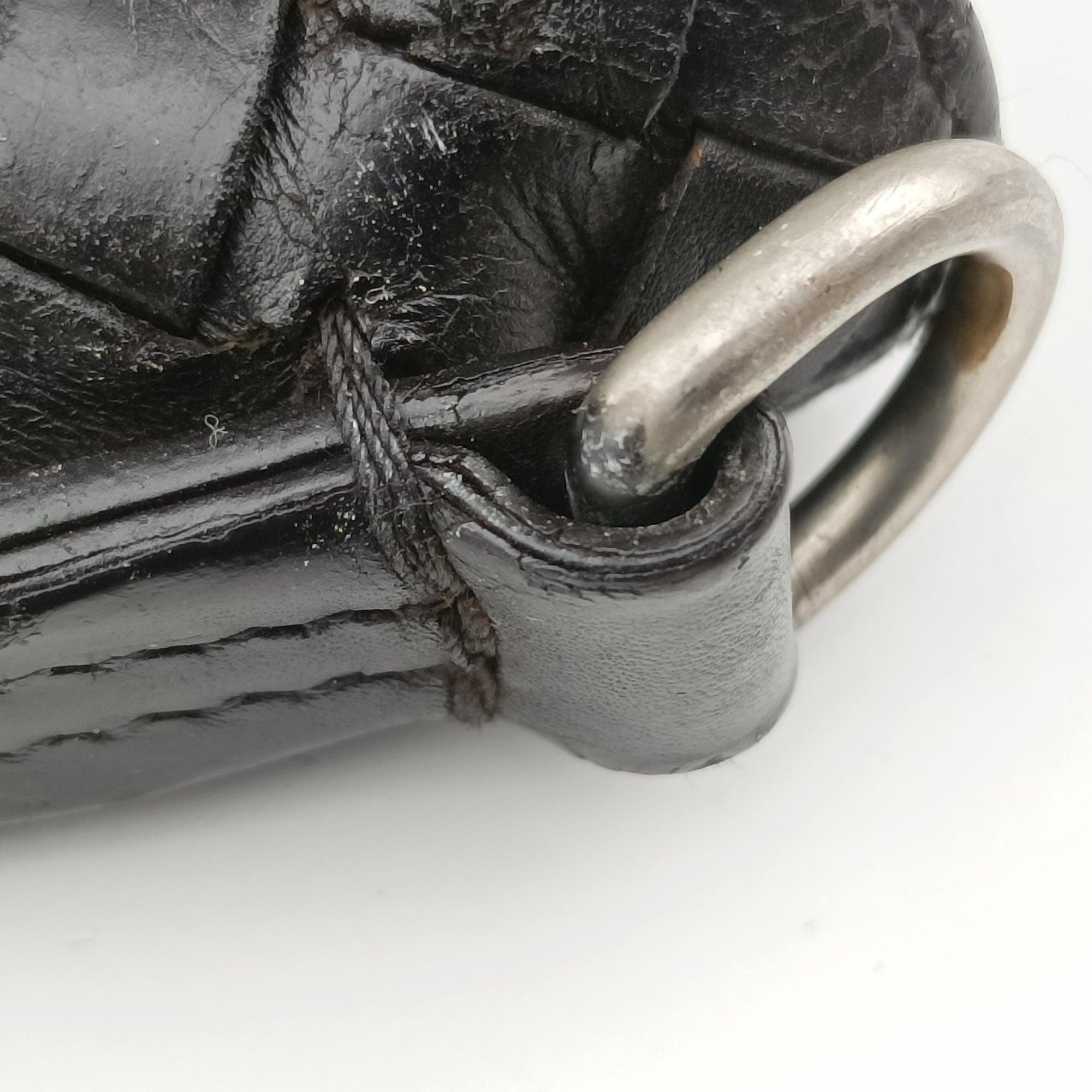 Intrecciato Black lambskin B00526833Uイントレチャート ブラック ラムスキン B00526833U