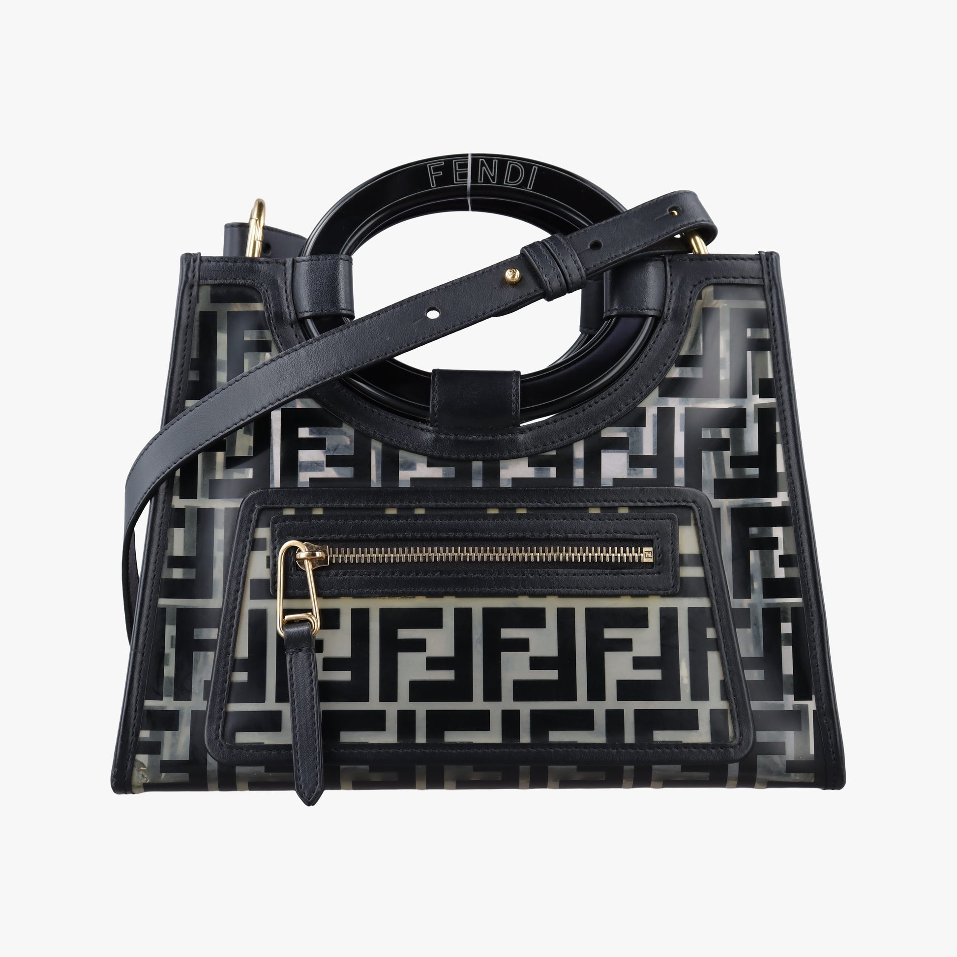 Runaway Shopper Black PVC Coated Canvas 8BH353 8BH353-A750-198-8762ラナウェイ ショッパー ブラック PVCコーティングキャンバス 8BH353 8BH353-A750-198-8762