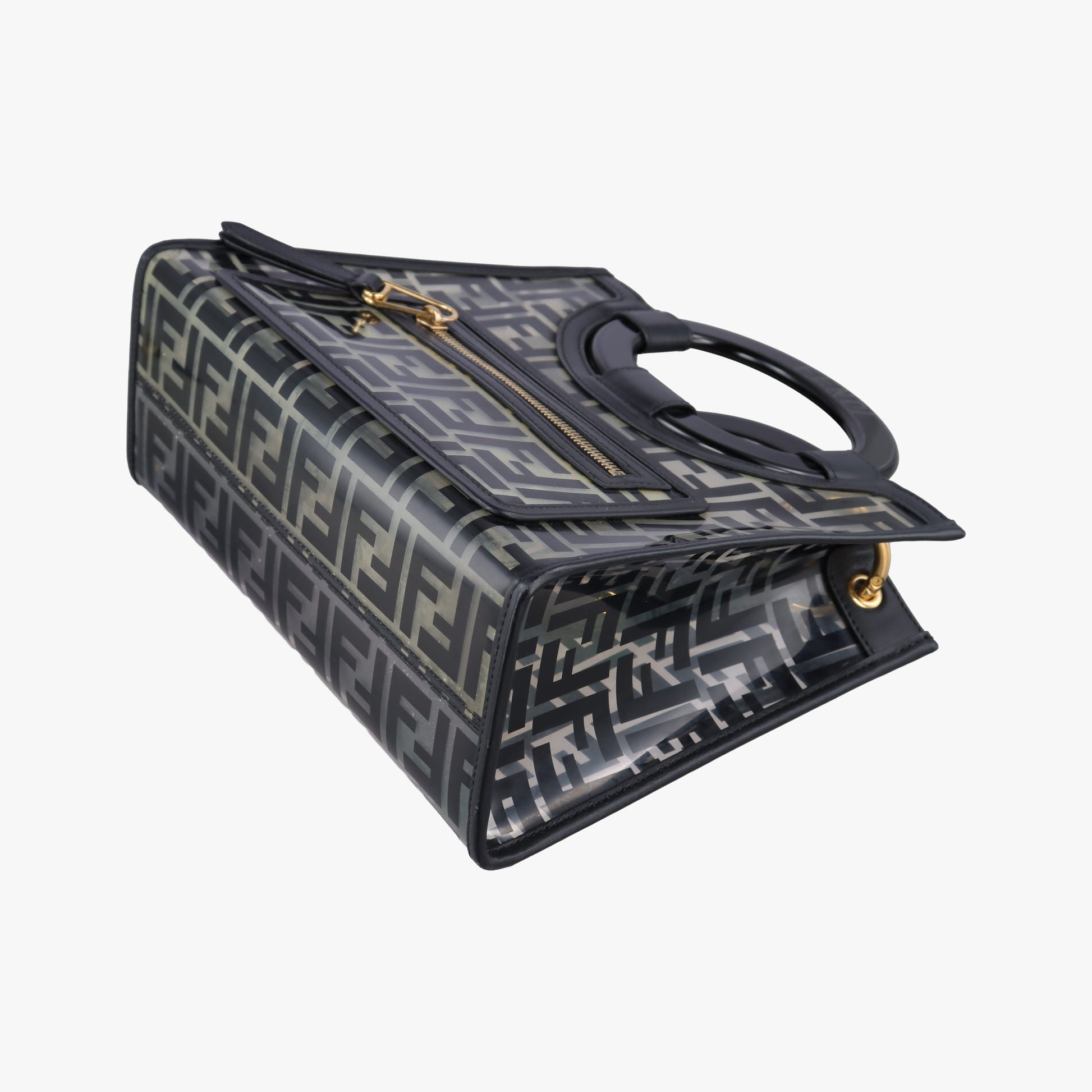 Runaway Shopper Black PVC Coated Canvas 8BH353 8BH353-A750-198-8762ラナウェイ ショッパー ブラック PVCコーティングキャンバス 8BH353 8BH353-A750-198-8762