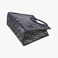 Runaway Shopper Black PVC Coated Canvas 8BH353 8BH353-A750-198-8762ラナウェイ ショッパー ブラック PVCコーティングキャンバス 8BH353 8BH353-A750-198-8762