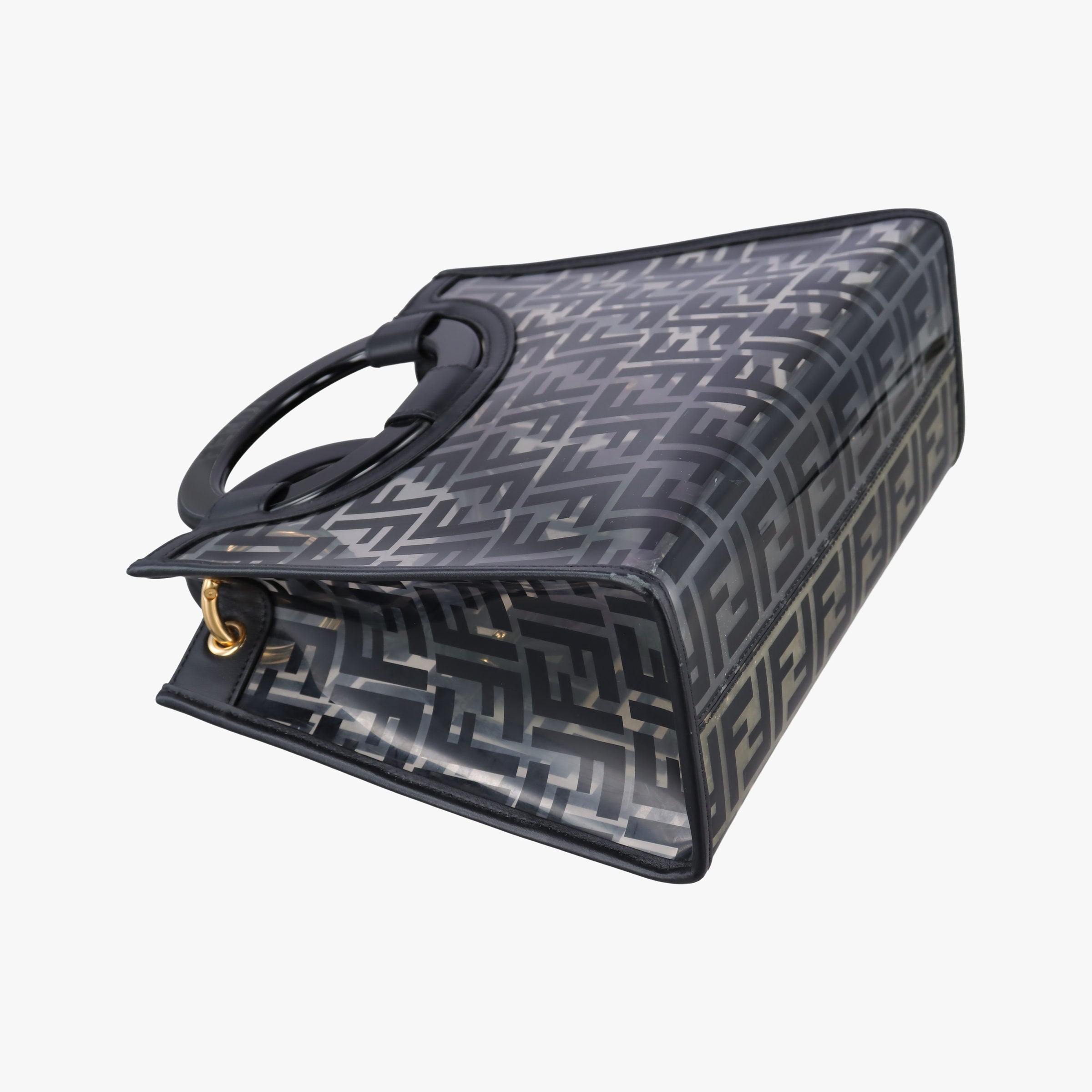 Runaway Shopper Black PVC Coated Canvas 8BH353 8BH353-A750-198-8762ラナウェイ ショッパー ブラック PVCコーティングキャンバス 8BH353 8BH353-A750-198-8762