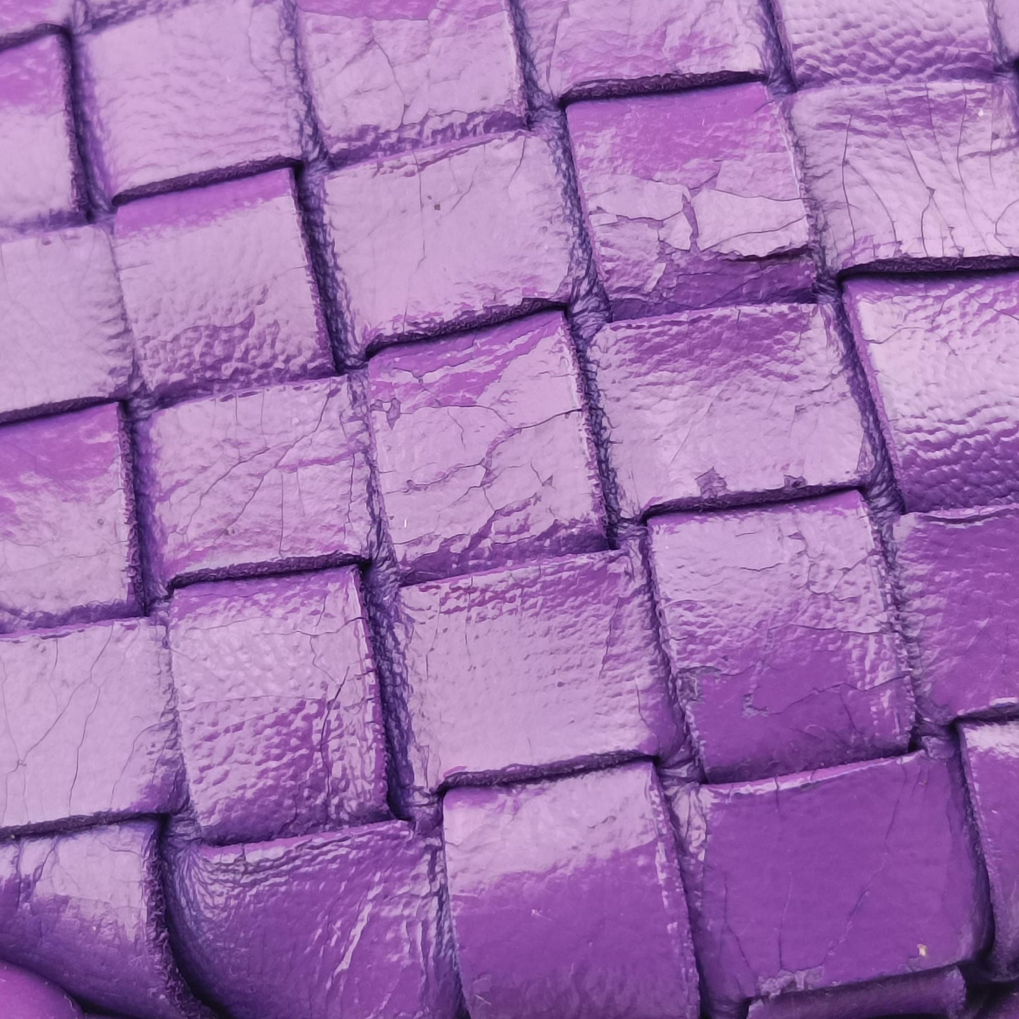 Intrecciato Purple lambskin B00792315Aイントレチャート パープル ラムスキン B00792315A