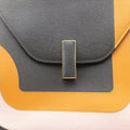 ISIDE Gray×orange×pink Leather N 444343イジイデ グレー×オレンジ×ピンク レザー N 444343
