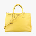 Galleria Yellow SAFFIANO Leather BN2274 7 Cガレリア イエロー サフィアーノレザー BN2274 7 C