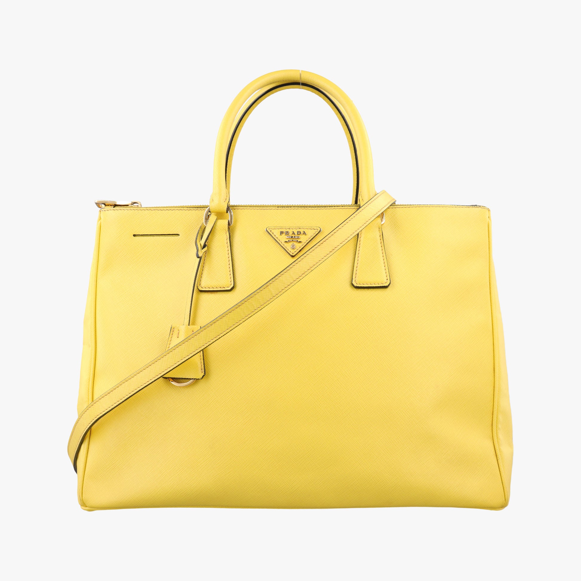 Galleria Yellow SAFFIANO Leather BN2274 7 Cガレリア イエロー サフィアーノレザー BN2274 7 C