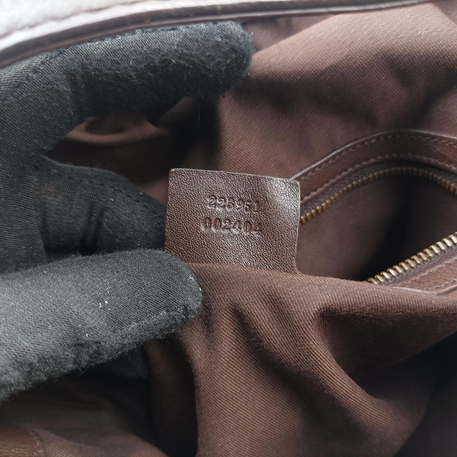 Guccissima Interlocking Icon Hobo Brown leather 223951 D4564821グッチッシマ インターロッキング アイコン ホーボー ブラウン レザー 223951 D4564821