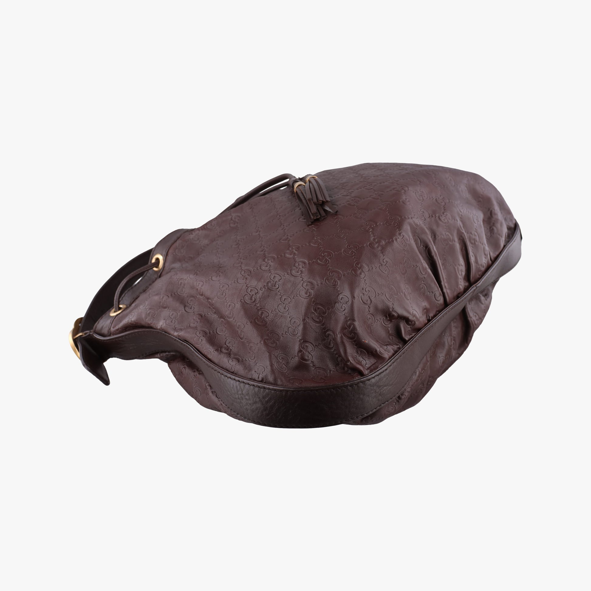 Guccissima Interlocking Icon Hobo Brown leather 223951 D4564821グッチッシマ インターロッキング アイコン ホーボー ブラウン レザー 223951 D4564821