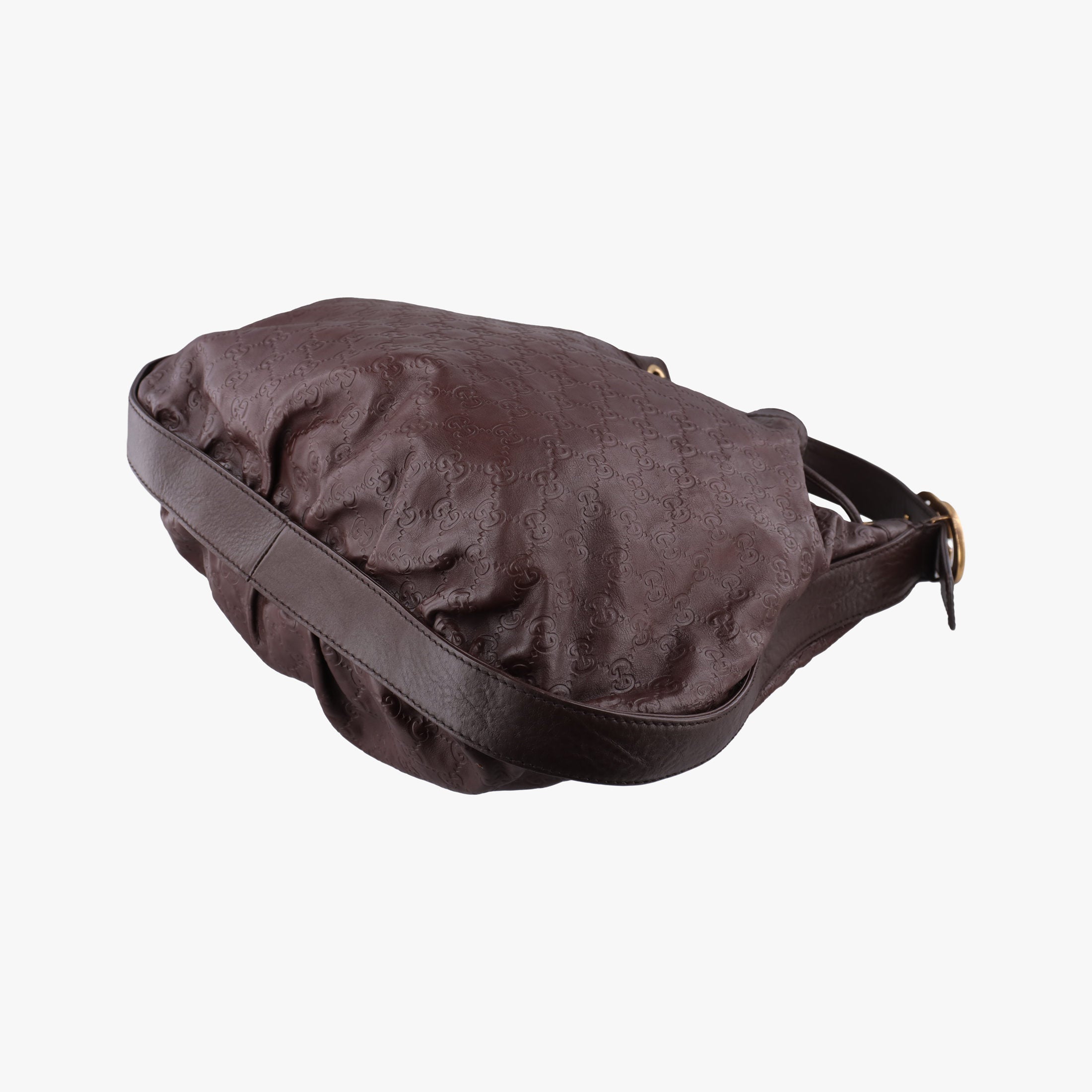 Guccissima Interlocking Icon Hobo Brown leather 223951 D4564821グッチッシマ インターロッキング アイコン ホーボー ブラウン レザー 223951 D4564821