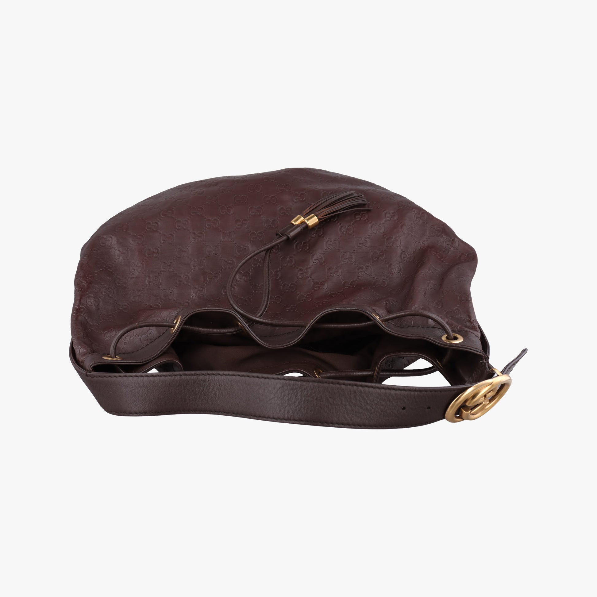 Guccissima Interlocking Icon Hobo Brown leather 223951 D4564821グッチッシマ インターロッキング アイコン ホーボー ブラウン レザー 223951 D4564821