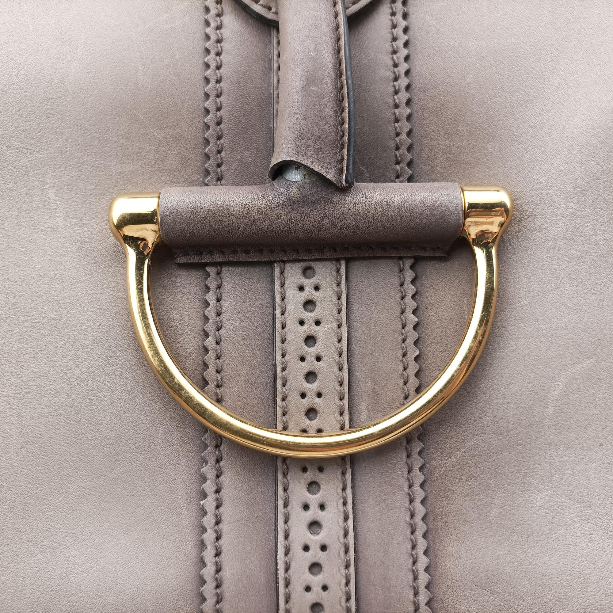 horse bit Grey Leather 296900 A012159360ホースビット グレー レザー 296900 A012159360