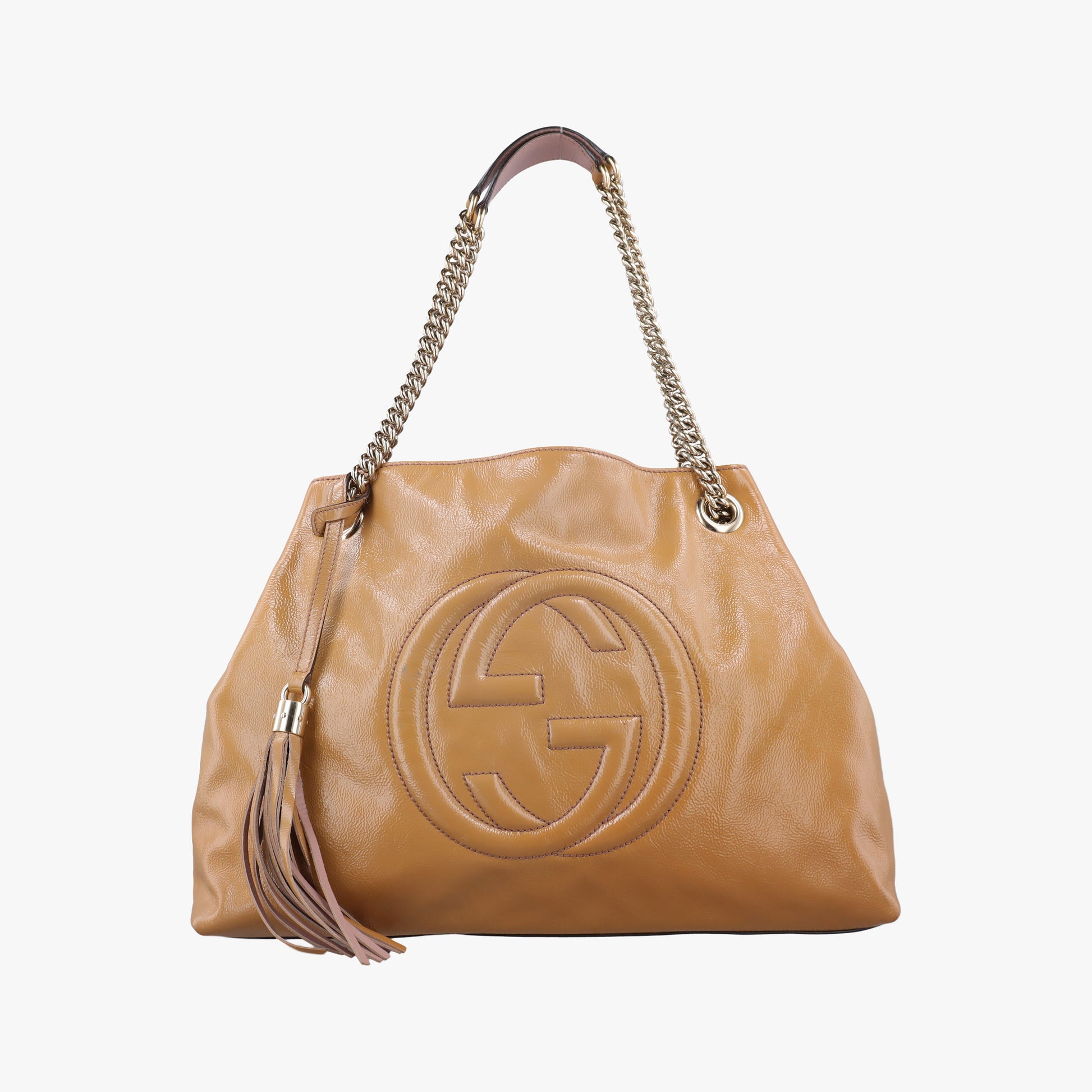 Soho Beige Patent Leather 308982 G015802398ソーホー ベージュ パテント 308982 G015802398