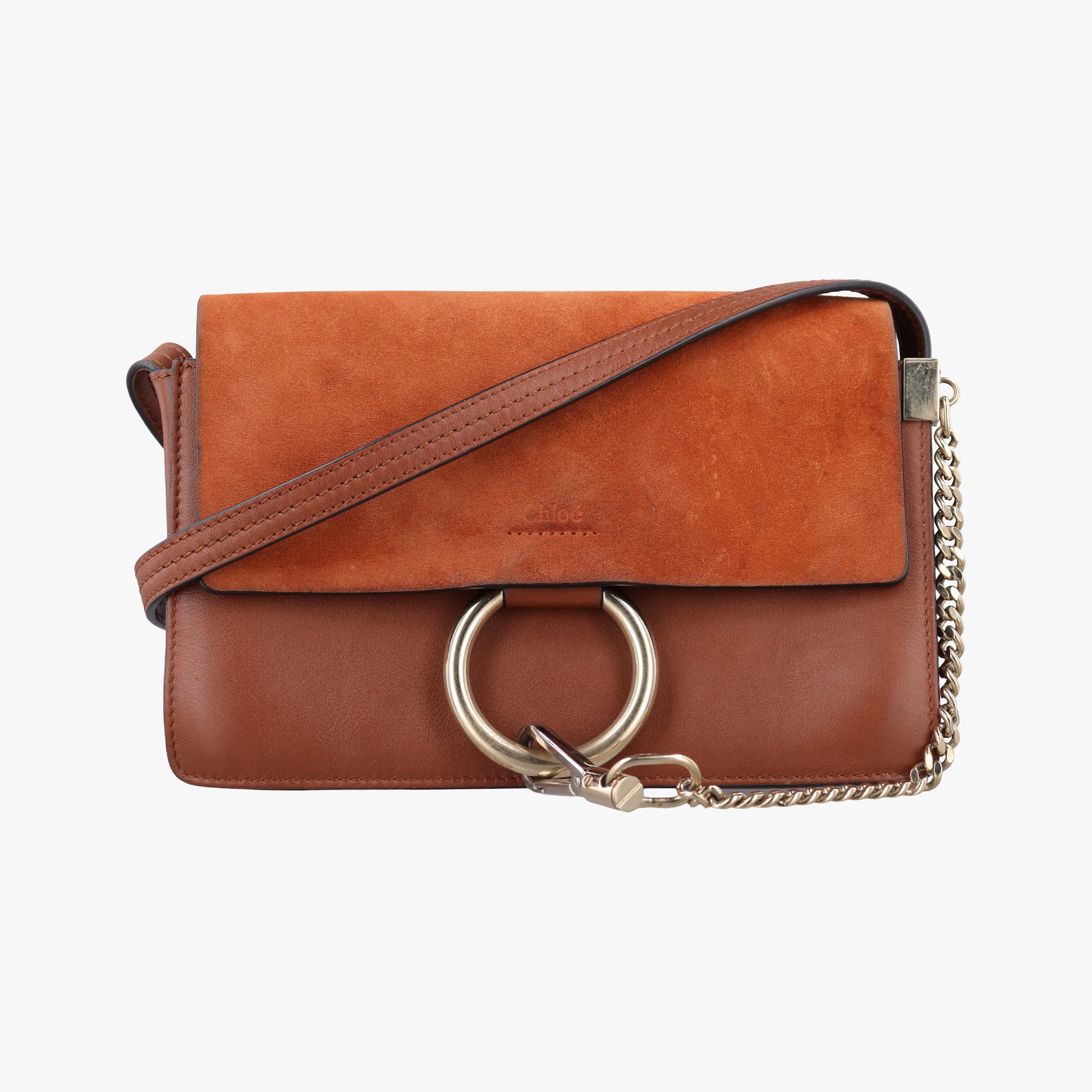 FAYE Brown Suede × leather 03-16-99-65フェイ ブラウン スエード×レザー 03-16-99-65