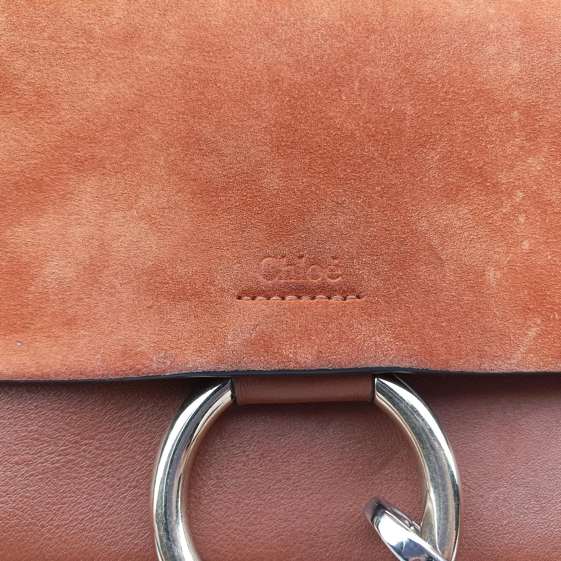 FAYE Brown Suede × leather 03-16-99-65フェイ ブラウン スエード×レザー 03-16-99-65