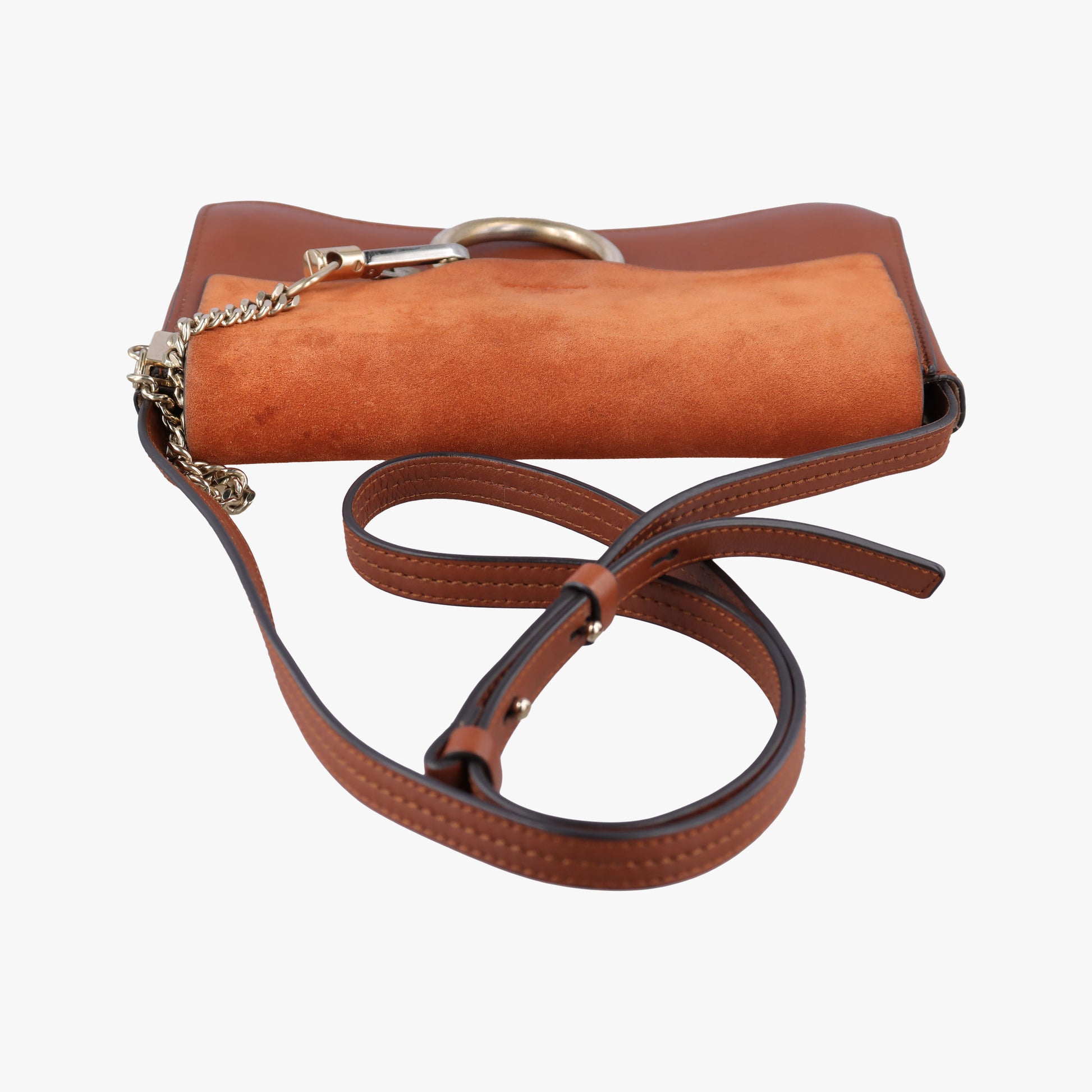 FAYE Brown Suede × leather 03-16-99-65フェイ ブラウン スエード×レザー 03-16-99-65