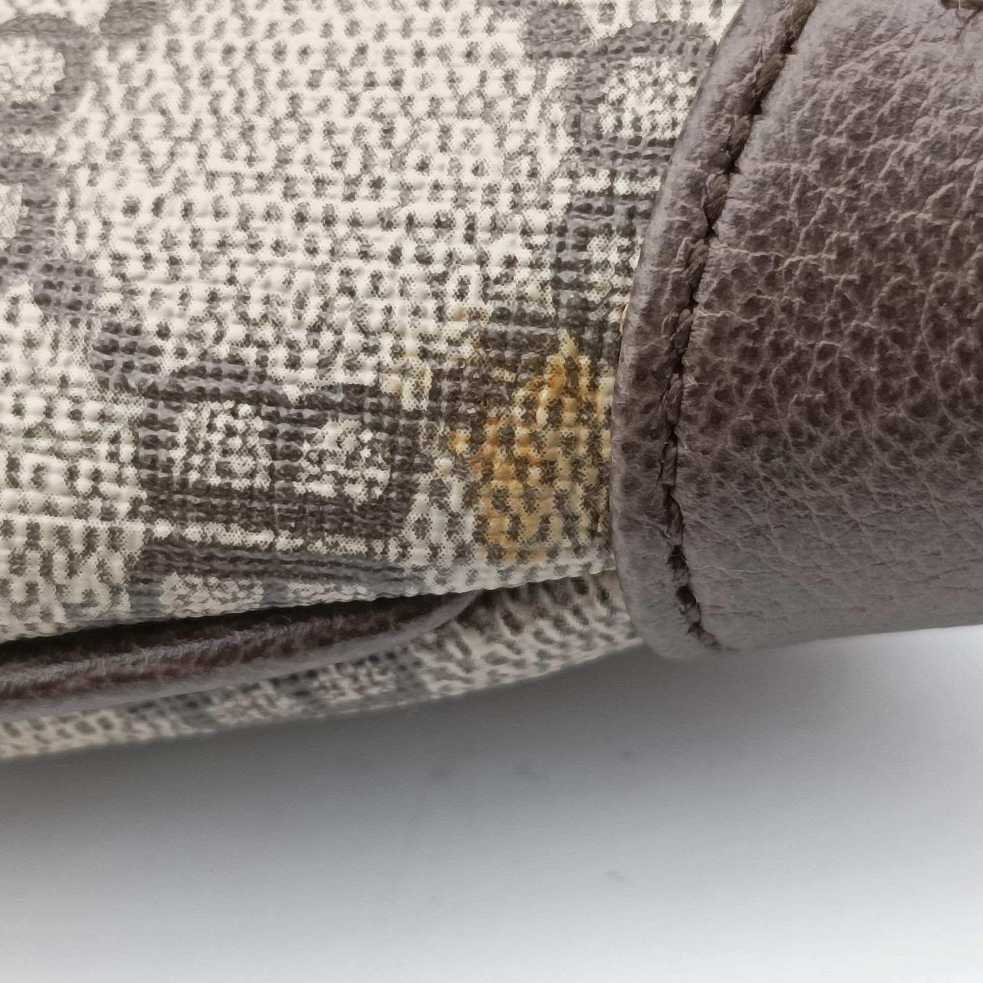 The Hacker Jackie brown x beige x multicolor PVC coated canvas×leather 680132 680132.0001.R.493075ザ ハッカー ジャッキー ブラウン×ベージュ×マルチ PVCコーティングキャンバス×レザー 680132 680132.0001.R.493075