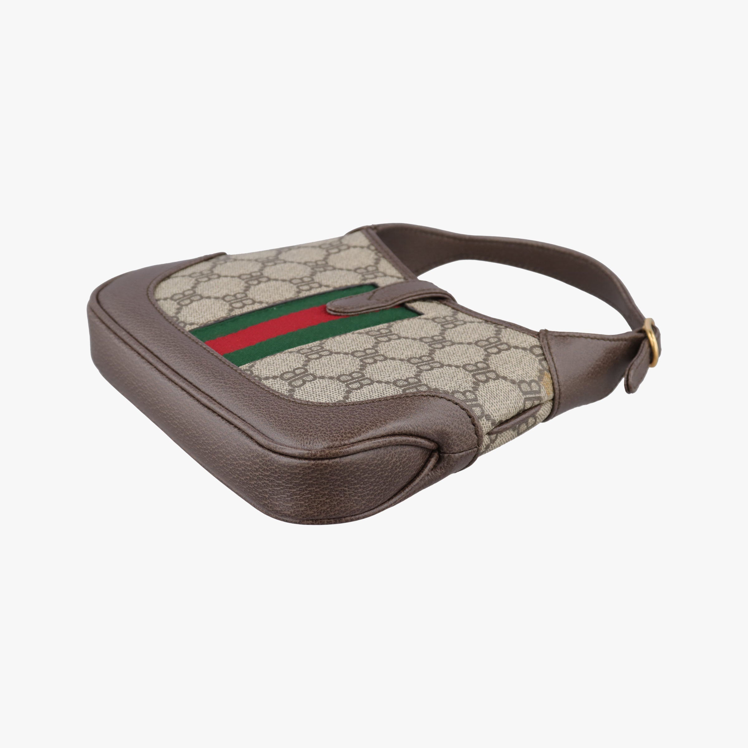 The Hacker Jackie brown x beige x multicolor PVC coated canvas×leather 680132 680132.0001.R.493075ザ ハッカー ジャッキー ブラウン×ベージュ×マルチ PVCコーティングキャンバス×レザー 680132 680132.0001.R.493075