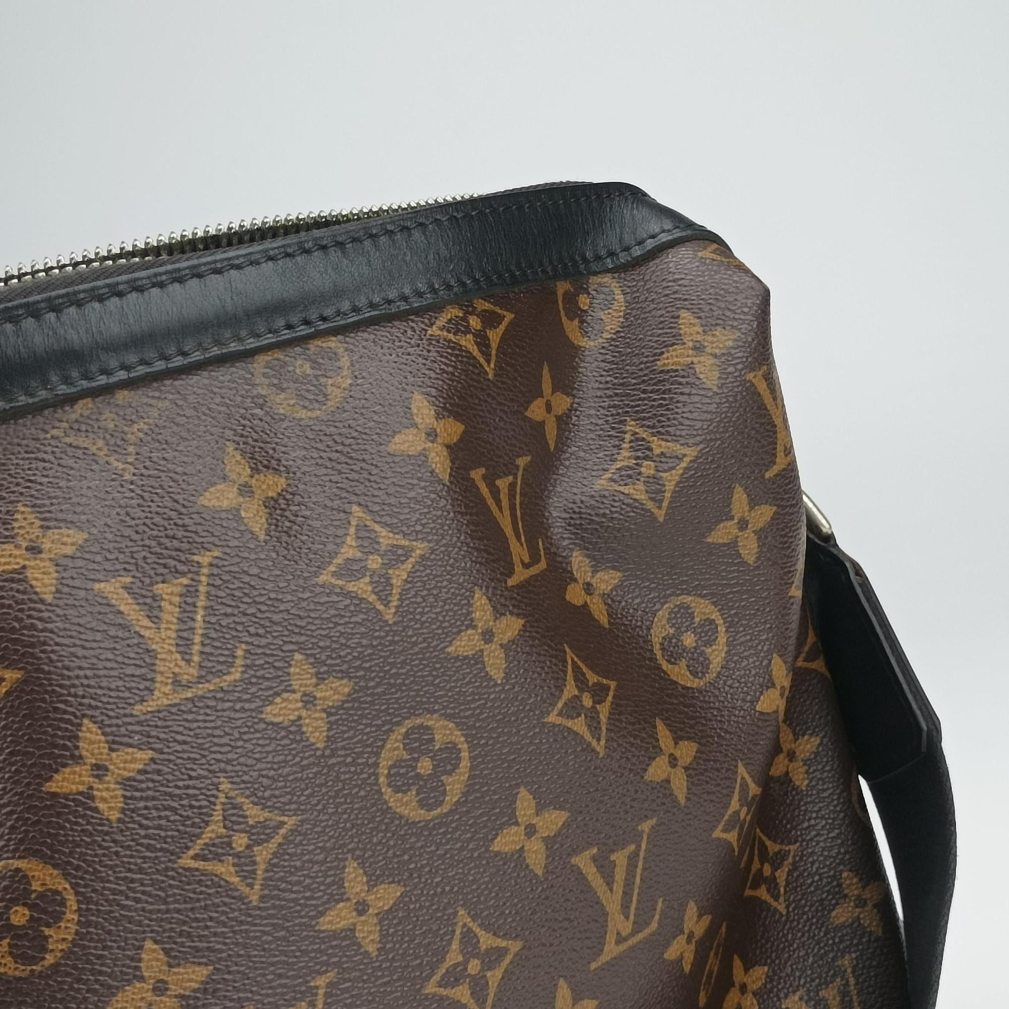 TORRES Brown×black Monogram Macassar×calf leather M40387 SR1121トーレス モノグラム/ブラウン×ブラック モノグラムマカサー×カーフレザー M40387 SR1121