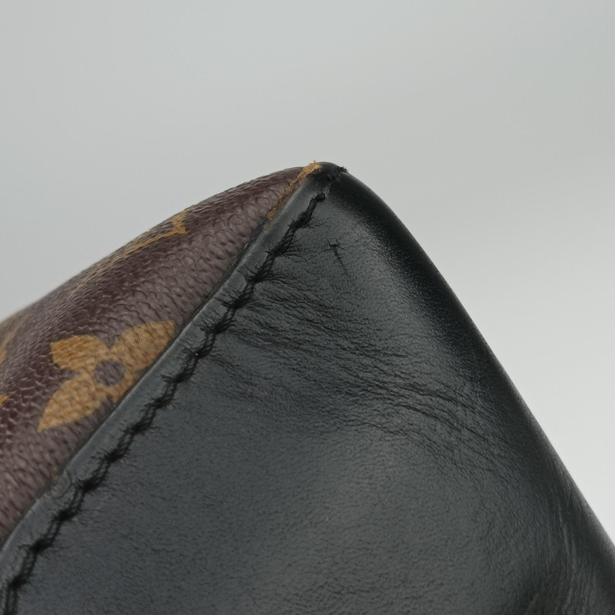TORRES Brown×black Monogram Macassar×calf leather M40387 SR1121トーレス モノグラム/ブラウン×ブラック モノグラムマカサー×カーフレザー M40387 SR1121
