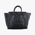 Luggage Mini Shopper Black Leather S-VP-0192 S-CU-1102ラゲージミニショッパー ブラック レザー S-VP-0192 S-CU-1102