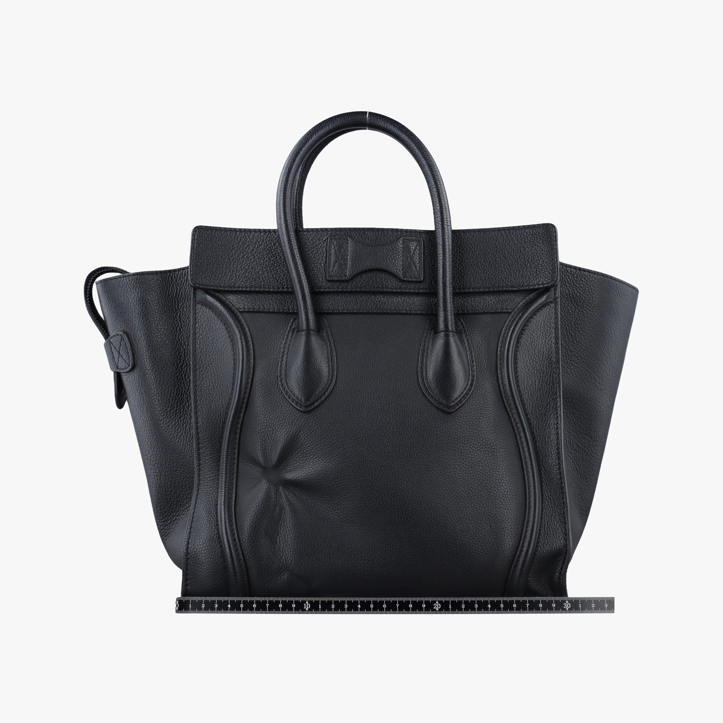 Luggage Mini Shopper Black Leather S-VP-0192 S-CU-1102ラゲージミニショッパー ブラック レザー S-VP-0192 S-CU-1102