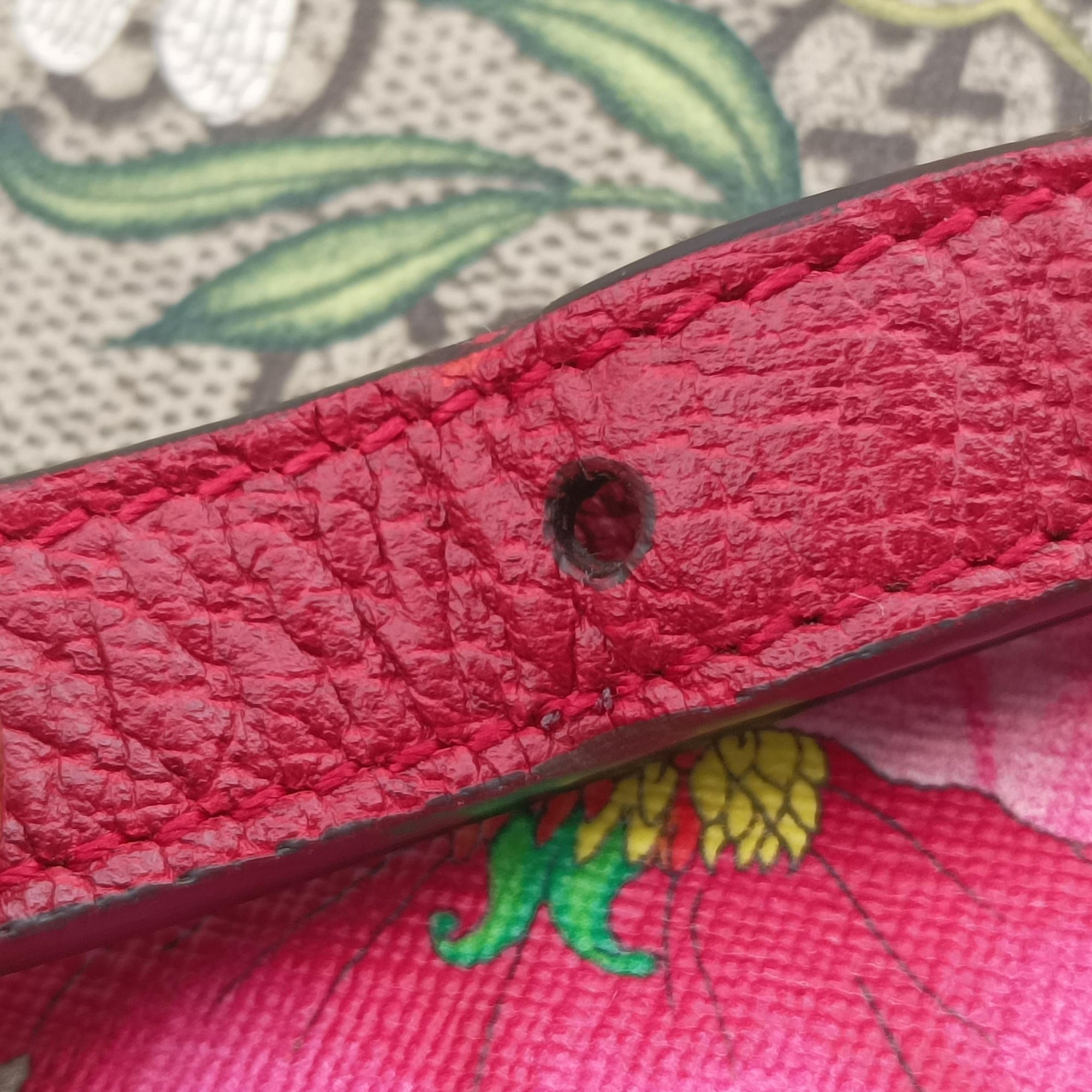 Ophidia Multicolour PVC coated canvas×Leather 598661 オフィディア マルチカラー PVCコーティングキャンバス×レザー 598661 