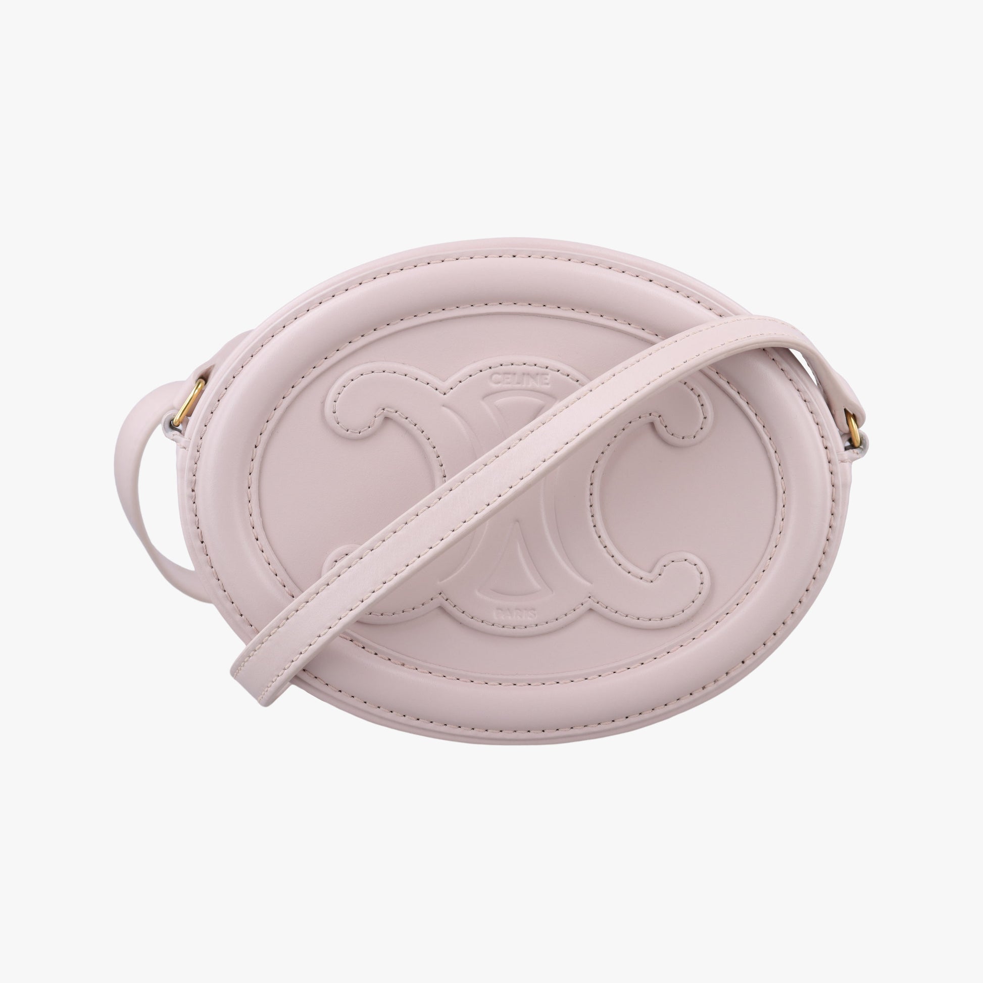 Oval Purse Cuir Triomphe Pink Leather S-SL-4252オーバルパース キュイル トリオンフ ピンク レザー S-SL-4252