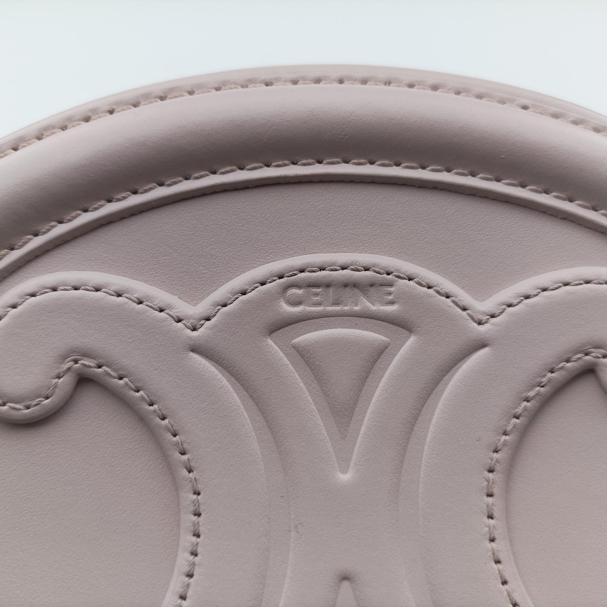 Oval Purse Cuir Triomphe Pink Leather S-SL-4252オーバルパース キュイル トリオンフ ピンク レザー S-SL-4252