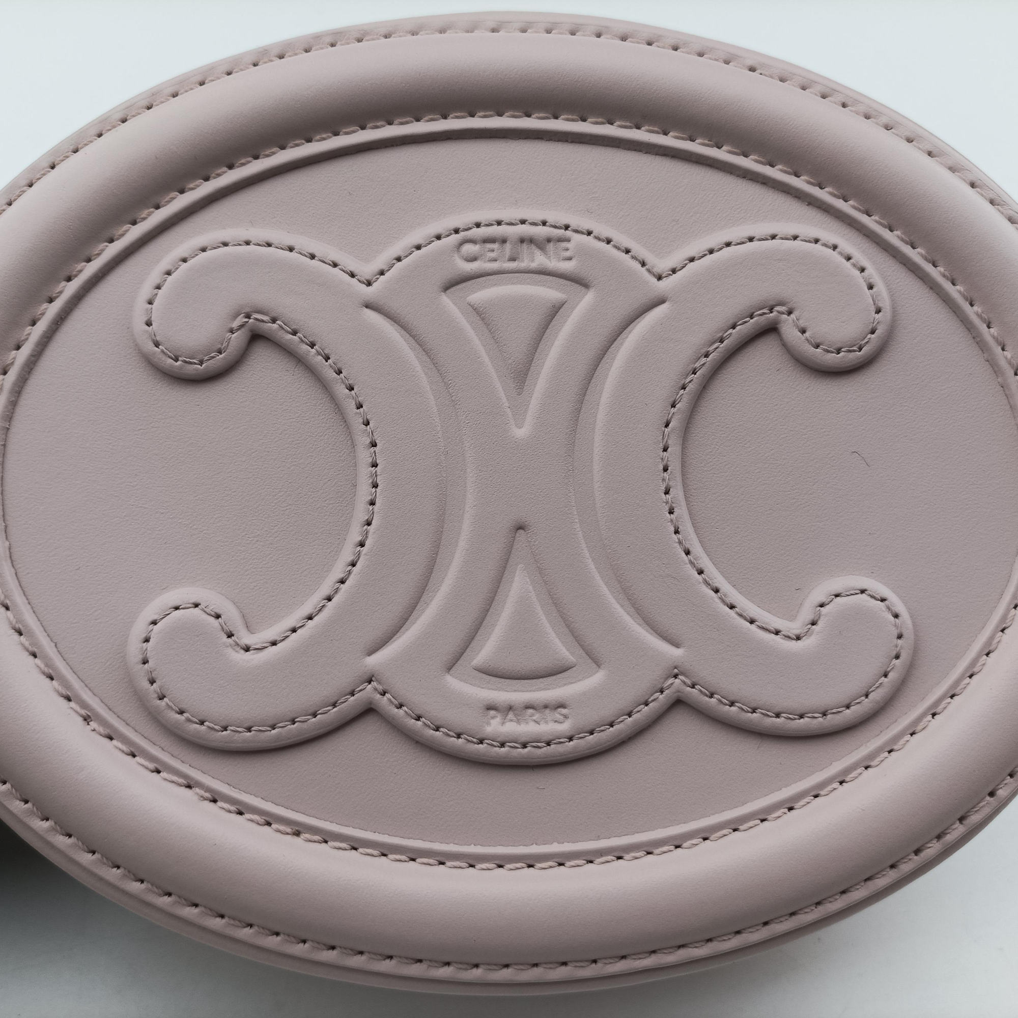 Oval Purse Cuir Triomphe Pink Leather S-SL-4252オーバルパース キュイル トリオンフ ピンク レザー S-SL-4252
