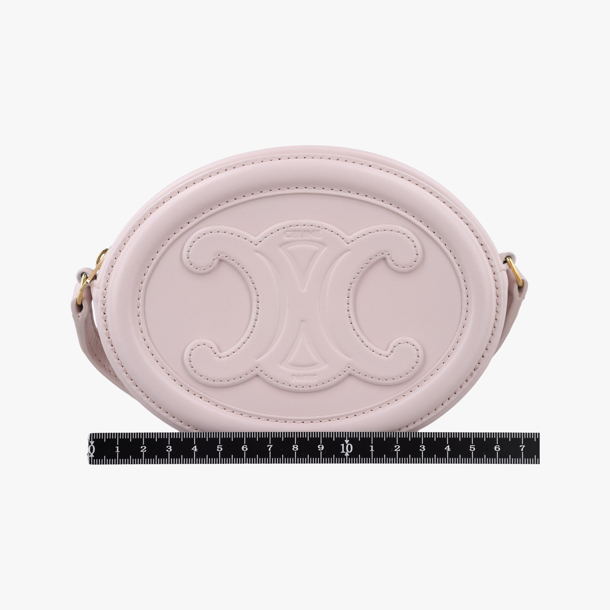 Oval Purse Cuir Triomphe Pink Leather S-SL-4252オーバルパース キュイル トリオンフ ピンク レザー S-SL-4252