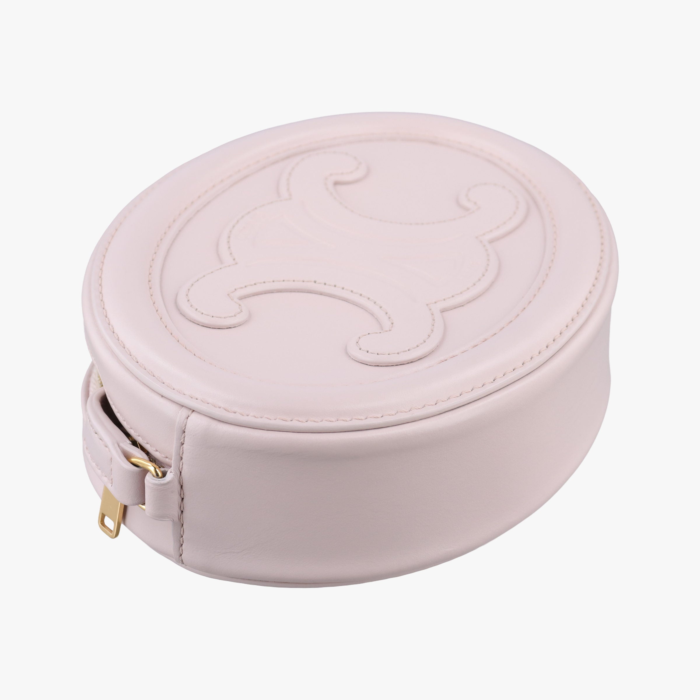 Oval Purse Cuir Triomphe Pink Leather S-SL-4252オーバルパース キュイル トリオンフ ピンク レザー S-SL-4252
