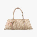 Romantic Trotter Beige x Pink PVC coated canvas x velour 03-BO-1005ロマンティックトロッター ベージュ×ピンク PVCコーティングキャンバスxベロア 03-BO-1005