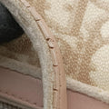 Romantic Trotter Beige x Pink PVC coated canvas x velour 03-BO-1005ロマンティックトロッター ベージュ×ピンク PVCコーティングキャンバスxベロア 03-BO-1005