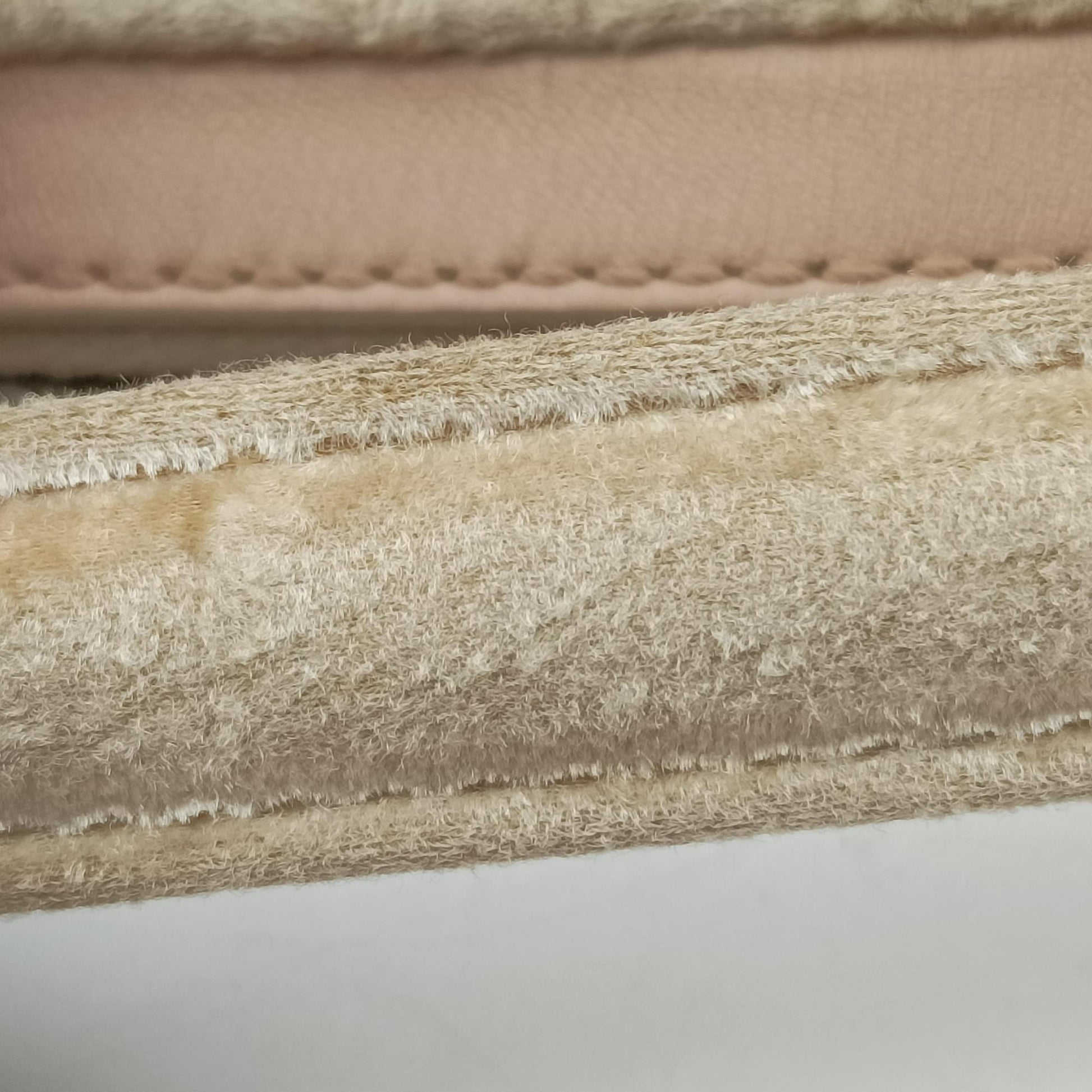 Romantic Trotter Beige x Pink PVC coated canvas x velour 03-BO-1005ロマンティックトロッター ベージュ×ピンク PVCコーティングキャンバスxベロア 03-BO-1005
