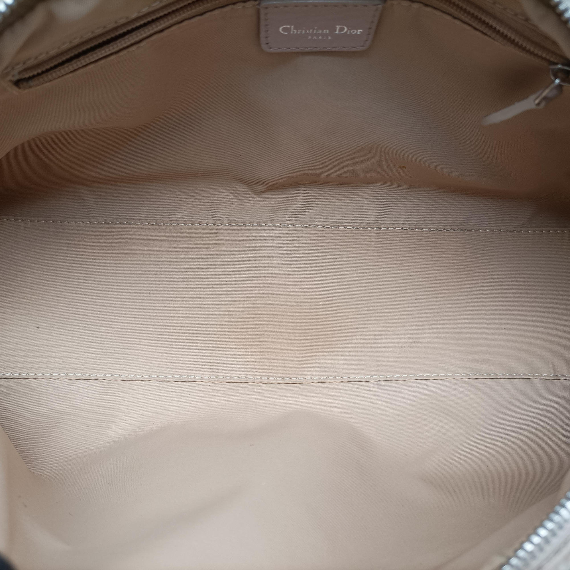 Romantic Trotter Beige x Pink PVC coated canvas x velour 03-BO-1005ロマンティックトロッター ベージュ×ピンク PVCコーティングキャンバスxベロア 03-BO-1005