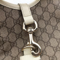 New Jackie Brown×White PVC coated canvas×Leather 203493 G6563133ニュージャッキー ブラウン×ホワイト PVCコーティングキャンバス×レザー 203493 G6563133