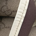 New Jackie Brown×White PVC coated canvas×Leather 203493 G6563133ニュージャッキー ブラウン×ホワイト PVCコーティングキャンバス×レザー 203493 G6563133