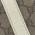 New Jackie Brown×White PVC coated canvas×Leather 203493 G6563133ニュージャッキー ブラウン×ホワイト PVCコーティングキャンバス×レザー 203493 G6563133