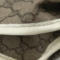 New Jackie Brown×White PVC coated canvas×Leather 203493 G6563133ニュージャッキー ブラウン×ホワイト PVCコーティングキャンバス×レザー 203493 G6563133