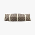 New Jackie Brown×White PVC coated canvas×Leather 203493 G6563133ニュージャッキー ブラウン×ホワイト PVCコーティングキャンバス×レザー 203493 G6563133