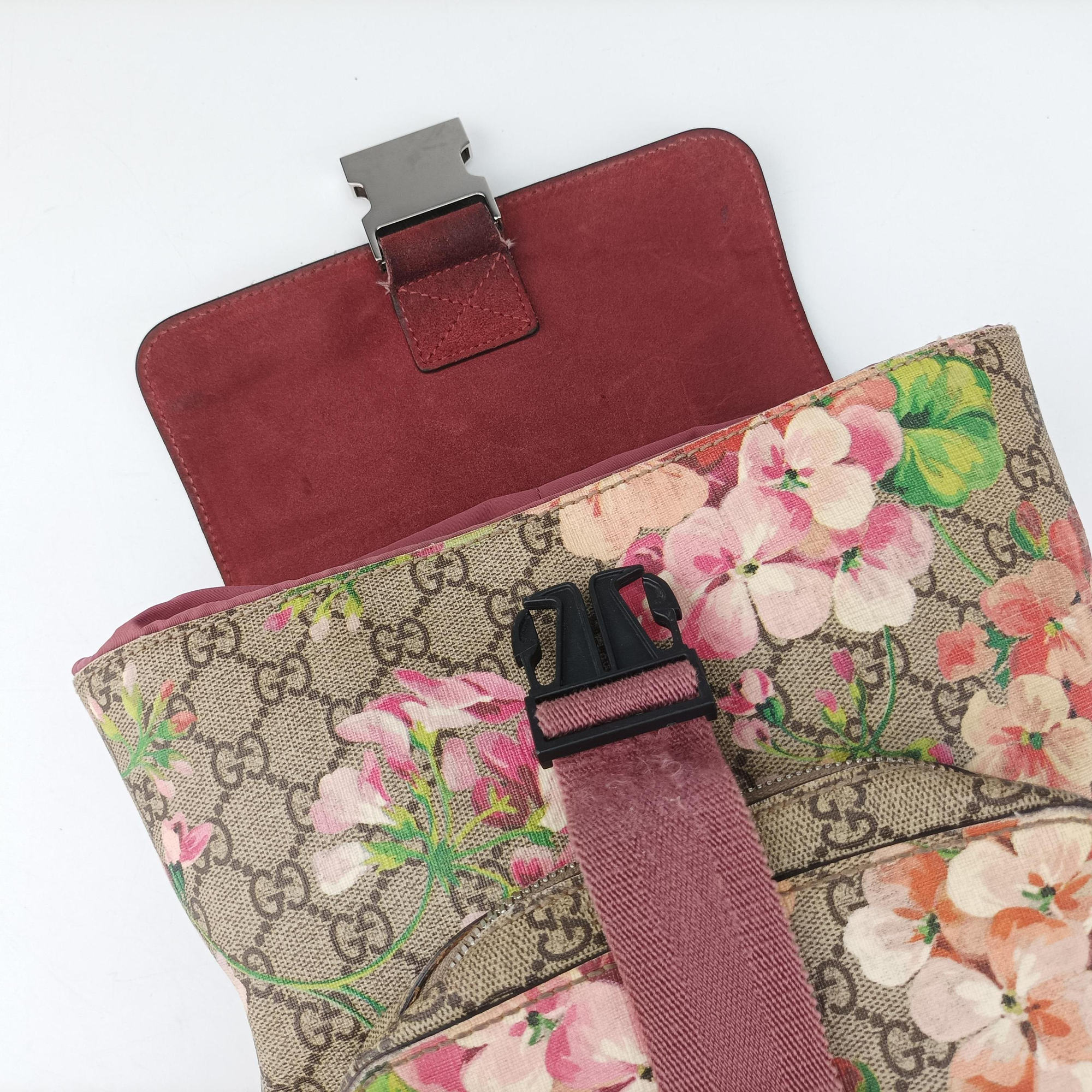 GG Blooms Beige×Multicolour PVC coated canvas 410544 C018900346GGブルームス ベージュ×マルチカラー PVCコーティングキャンバス 410544 C018900346
